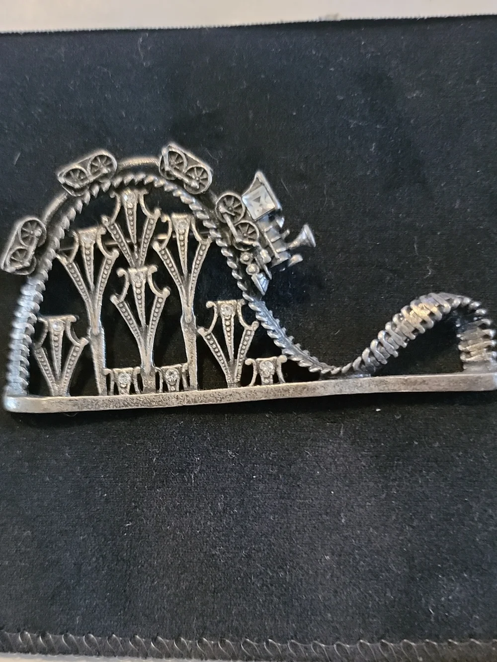 Vintage Roller Coaster Brooch